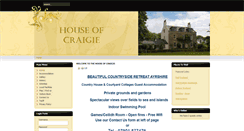 Desktop Screenshot of houseofcraigie.com
